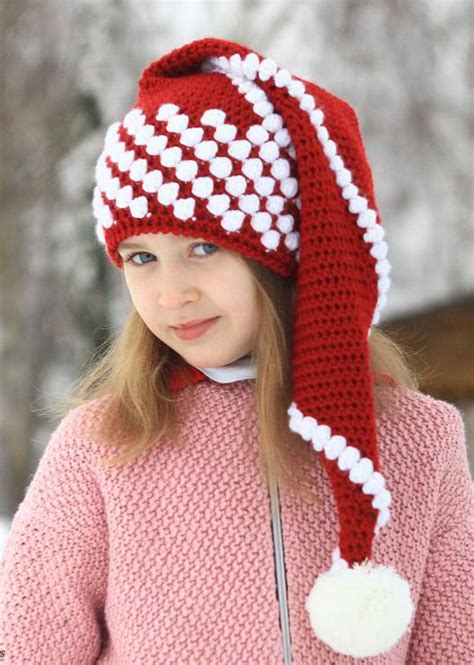 25 Festive Christmas Beanies to Crochet This Year - Elma Craft