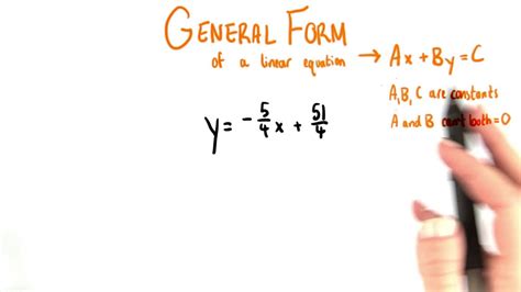 General Form - College Algebra - YouTube