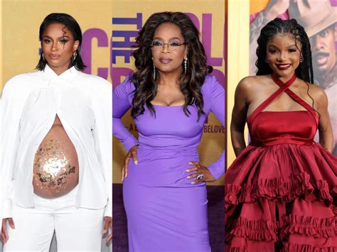 Oprah Winfrey, Halle Bailey, and Ciara stunned at the premiere of 'The Color Purple.' Here are ...