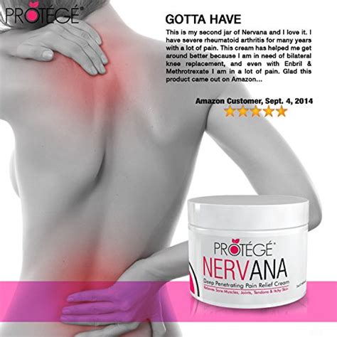 Premium Pain Relief Cream - NERVANA - Best Natural Anti-Inflammatory Topical Pain Reliever ...