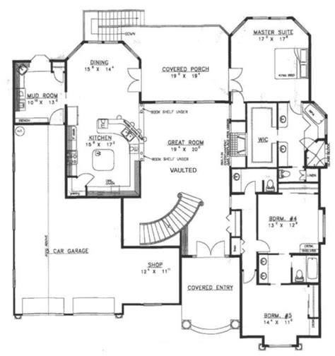 European House Plans, Country House Plans, Bedroom Floor Plans, House Floor Plans, Mansion Floor ...