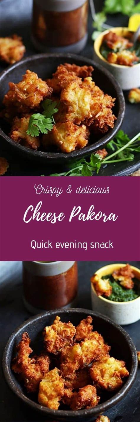 Crispy Cheese Pakora Recipe | Cook Click N Devour!!!