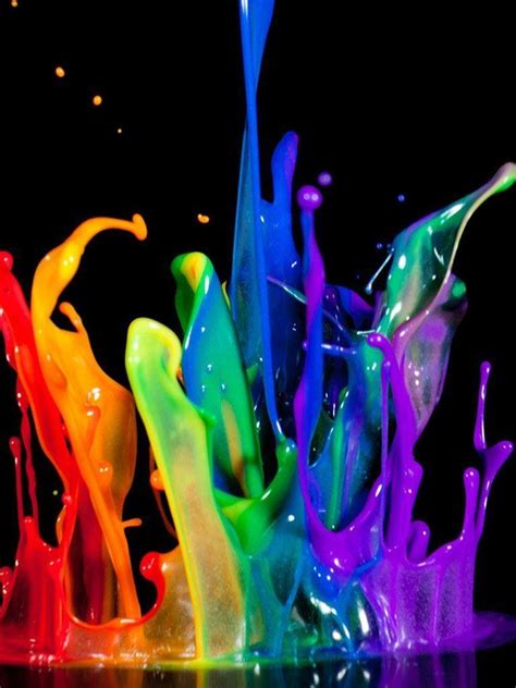 Rainbow Paint Splatter Wallpapers - Top Free Rainbow Paint Splatter ...