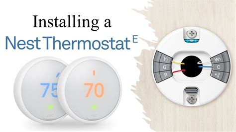 Installing a Nest Thermostat E - YouTube