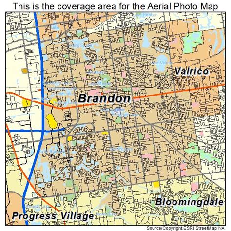 Map Of Florida Brandon Fl