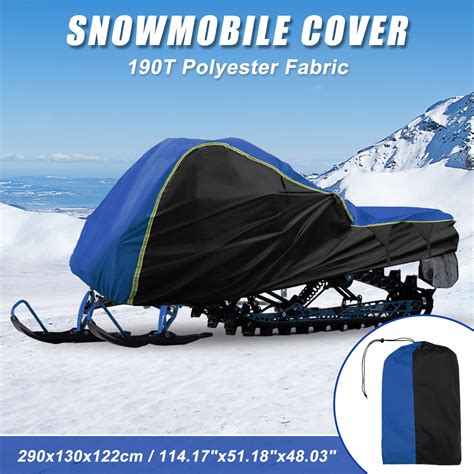 L Snowmobile Cover Polyester Sled Ski Cover 115" for Polaris INDY 440 550 Blue | eBay