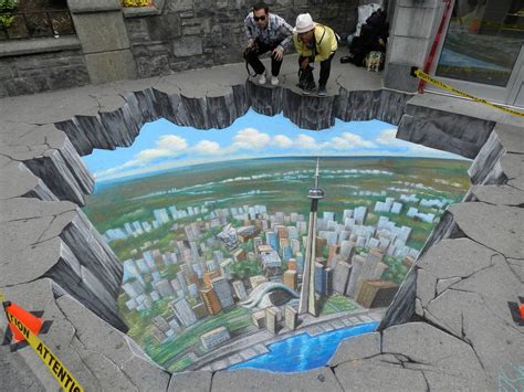 The Amazing 3D Chalk Street Paintings of Tracy Lee Stum ~ Kuriositas