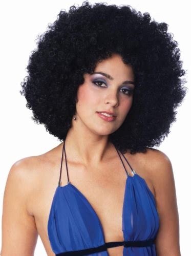 Seasonal Visions Giant Afro Wig Adults Costume Accessory - Black, One Size - Fred Meyer