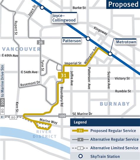 TransLink proposes 2 new major bus routes connecting to SkyTrain ...