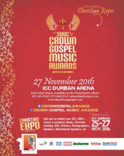 SABC Crown Gospel Music Awards nominees announced – gatewaynews.co.za