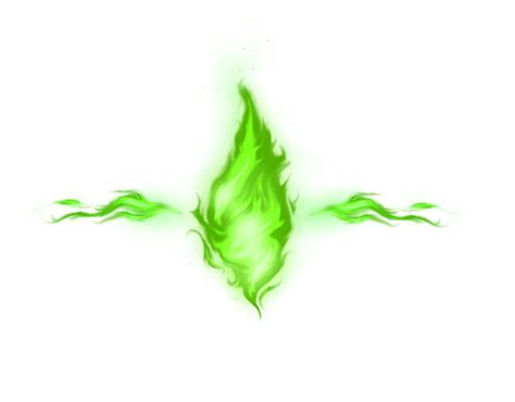 Green fire, Green, Design