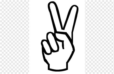 Peace Sign Hand Symbol Copy And Paste Black White | Psoriasisguru.com