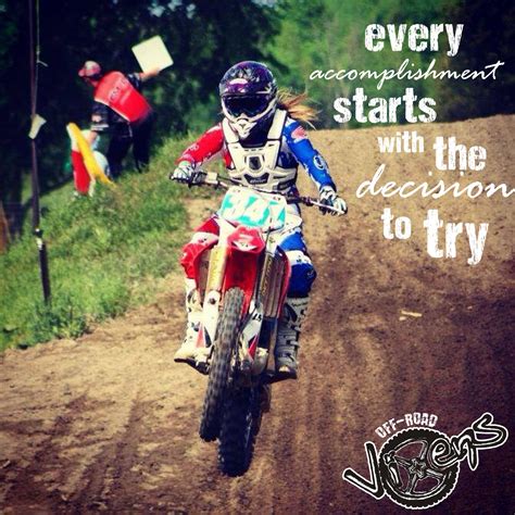 Every accomplishment starts with the decision to try! Rider: Cynthia ...