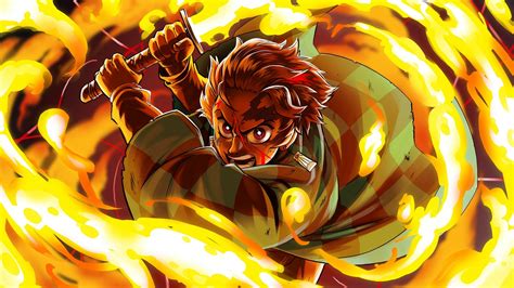 2560x1440 Resolution Demon Slayer HD Tanjiro Kamado Kimetsu No Yaiba ...