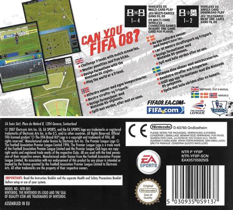 FIFA Soccer 08 cover or packaging material - MobyGames