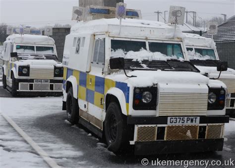 West Yorkshire Police Land Rover 110 riot vans with – UK Emergency Vehicles