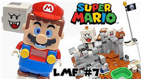 LEGO Super Mario Haunted Tower Ruins custom course! - YouTube