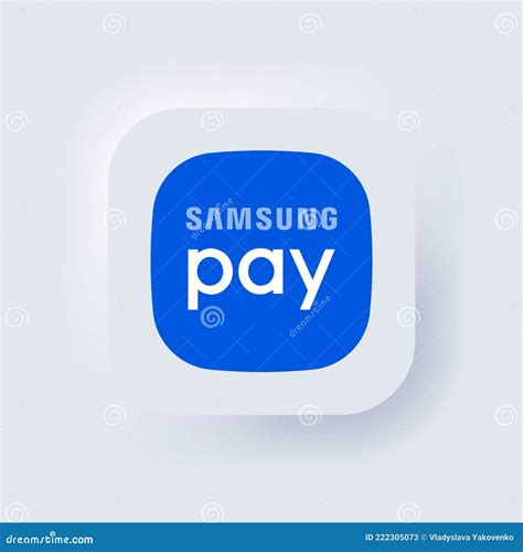 Samsung Icon, Logo. Online Payment Method Icon, Company Logo: Samsung Pay. Neumorphic UI UX ...