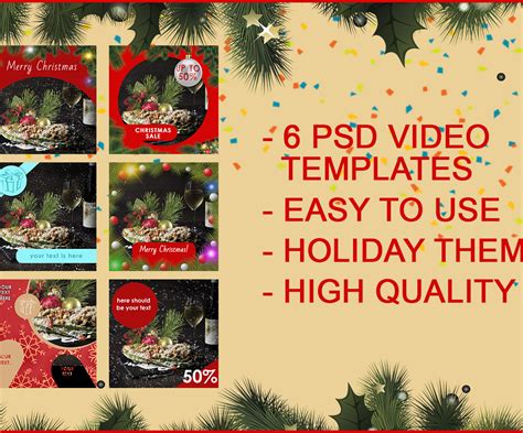 6 VIDEO TEMPLATES FOR INSTAGRAM PSD Template #147693