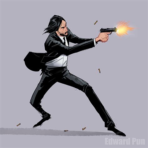 John Wick | Fan art drawing, John wick, John wick movie