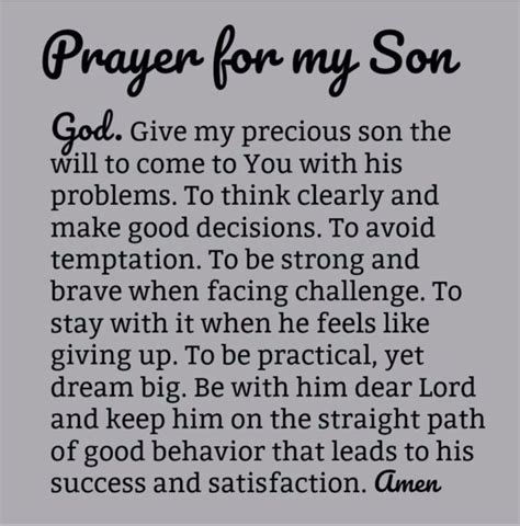 Pin by Terry Holloman on Sweet Child Of Mine....Derrick | Prayer for my son, Prayer for my ...