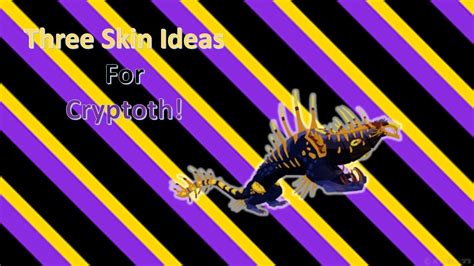 Three Skin Ideas for Cryptoth! | Creatures of Sonaria - YouTube