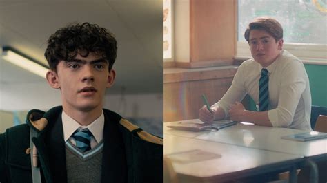 Joe Locke as Charlie Spring and Kit Connor as Nick Nelson in Heartstopper 🌈💖🍂 Stranger Things ...