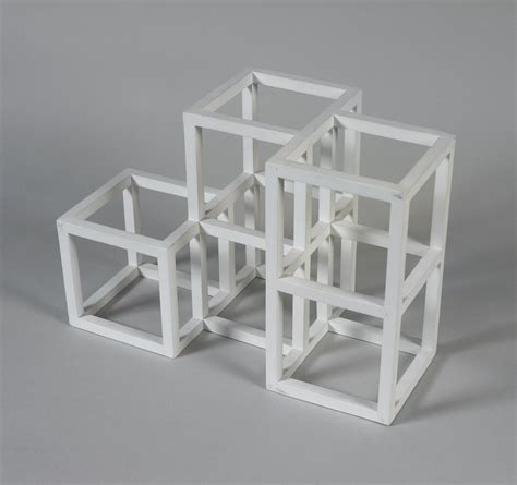 LeWitt Cubes | Sol lewitt, Art cube, Contemporary sculpture