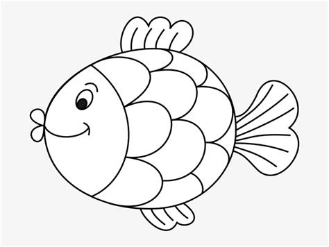 Fish Outline Clipart Png - صورة سمكة Clip Art - 680x544 PNG Download - PNGkit