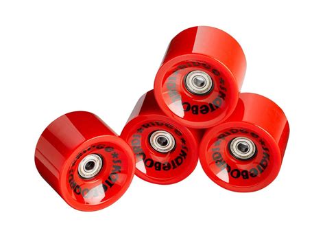 Ridge 70mm 78A PU Longboard Skate Wheels w ABEC 7 Bearings Set of 4 ...