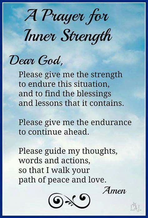 Prayer for Inner-Strength – I Declare that I am Blessed Prayer – Stress and Anxiety Mental ...