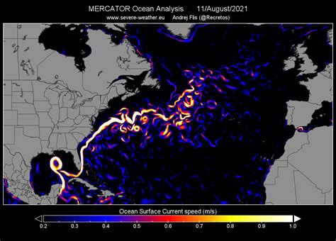 Atlantic Ocean Gulf Stream Map Assessment Overview - Map Of Asia And ...