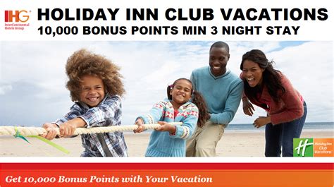 IHG Rewards Club Holiday Inn Club Vacation 10,000 Bonus Points - LoyaltyLobby