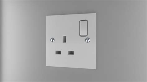 power socket type g 3d 3ds