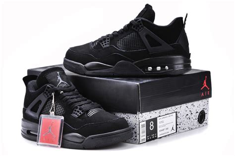 New Jordan 4 Retro All Black Shoes [NAJ185] - $80.00 : Kobe And KD ...