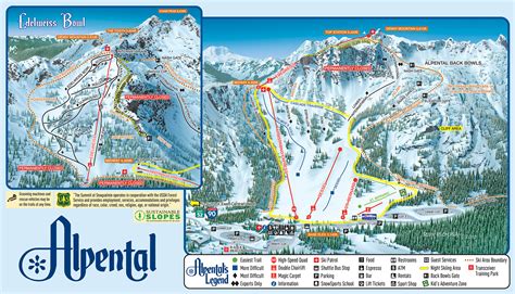 Alpental Piste Map | Plan of ski slopes and lifts | OnTheSnow