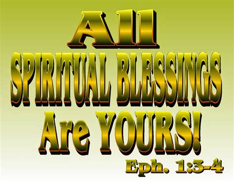 MaxEvangel: All Spiritual Blessings Are Yours!!