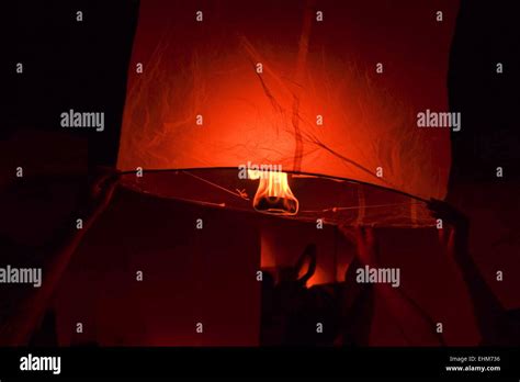 Buddhist Lantern Festival in Chiang Mai, Thailland Stock Photo - Alamy