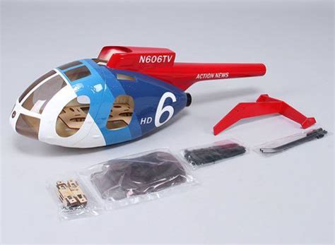 RC helicopter 450 size Pre-Painted Fuselage, Hobbies & Toys, Toys & Games on Carousell