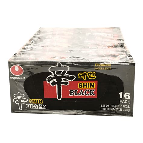 Shin Ramyun Black Multi 4.58oz(130g) - H Mart