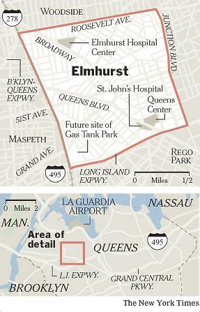 The New York Times > Real Estate > Image > Map: Elmhurst, Queens