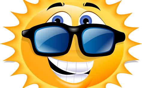 A happy sun with sunglasses - Funny wallpaper Wallpaper Download 5120x3200