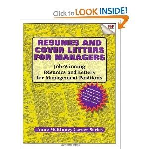 Resumes and Cover Letters for Managers. Call # RCL 10 Cover Letters, Cover Letter For Resume ...