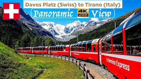 The Bernina Express - World's Most Beautiful Train's Panoramic 4K Video - La Vie Zine