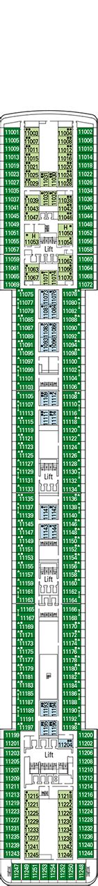 MSC Poesia Deck plan & cabin plan