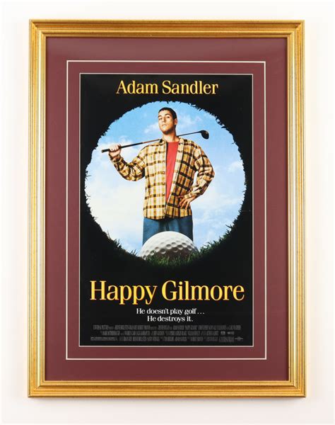 "Happy Gilmore" Custom Framed Vintage Movie Poster | Pristine Auction