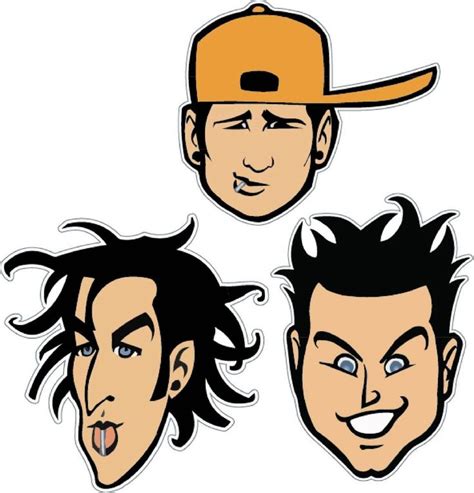 Cartoon Faces with Different Hair Styles and Hats