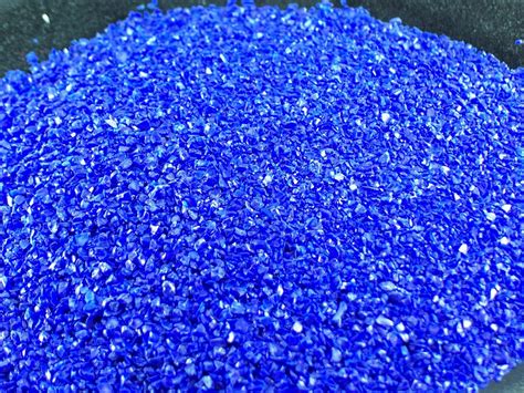 Decorative coloured glass powder sand, 500g, fine, in dark blue bag: Amazon.co.uk: Kitchen & Home