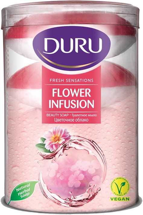 Duru Soap Fresh Sensation Flower Pvc 110Gx4 for only $3.49 at Akmarket.com - Best Turkish Market ...