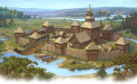 ArtStation - Illustrations for the book " Ilya Muromets". " Илья ...